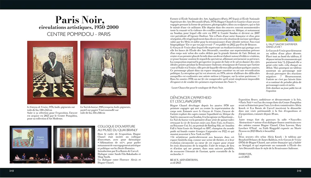 monographie diagne chanel paris noir